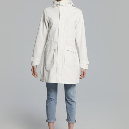 Regenjas Basil Mosse Parka Wit