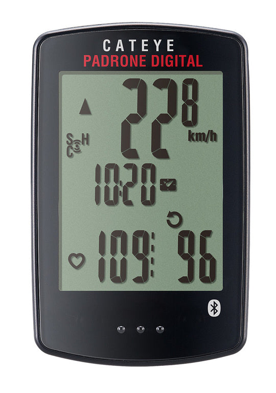 Fietscomputer Cateye Padrone Digital PA400B Z/SENSOR Zwart
