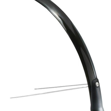 Spatbordset Eurofender Snello 28" x 51 mm - zwart - afbeelding 3
