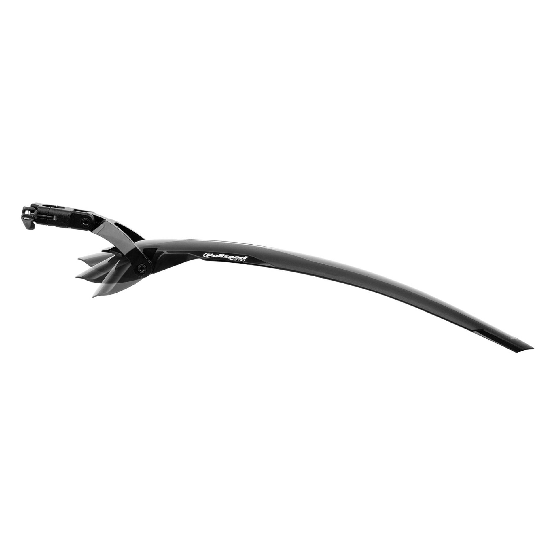 Achterspatbord 26-29" Polisport Mud Pro met zadelpenbevestiging - zwart