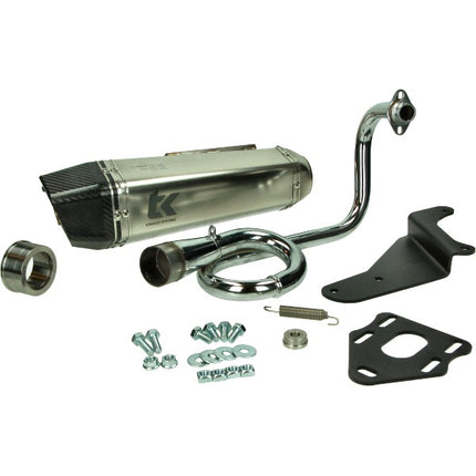 exhaust Turbokit euro-2 GP PRO alu/carbon zip 4t 2v m4t066-gpp