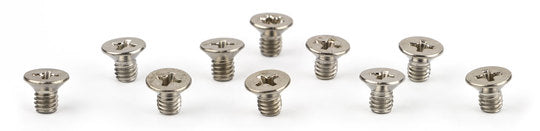 Schroef M4X6 Verz KOP DIN965 RVS A2 set van 10 Zilver
