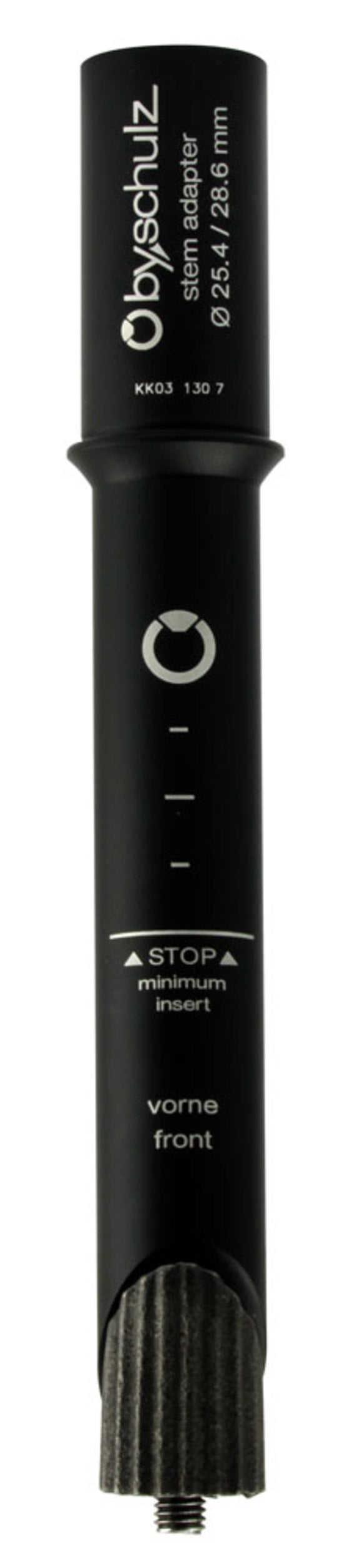 Verlengpen By.Schulz Adapter Quill 11/8 25.4 70MM Zwart