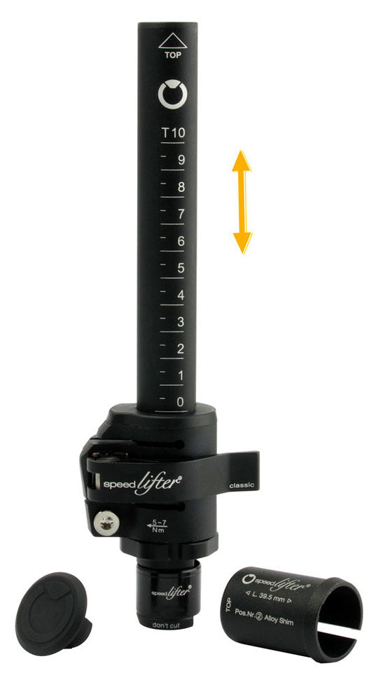 Stuurpenlift By.Schulz Classic T8 11/8 25.4 M/BUS 41.5 Zwart