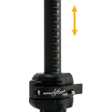 Stuurpenlift By.Schulz Twist T8 11/8 25.4 M/BUS 39.5 Zwart