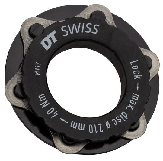 DT Swiss Center Lock Adapter ATB 210MM 15MM naaf Zwart