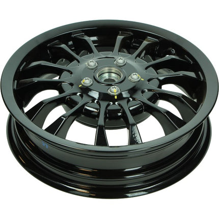 Rear wheel Piaggio original euro-2/4/5 300x12 black sprint sport, sprint 125 4t, sprint 150 4t 1c00499100090