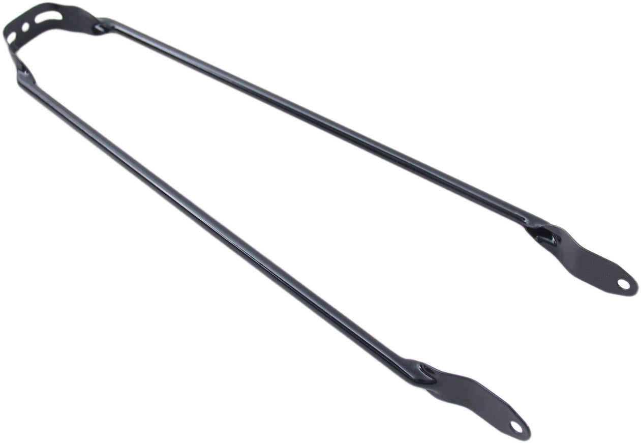 Spatbordstang 28"  Zwart met 6mm-gat