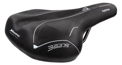Zadel Selle Bassano Suprema 3Zone Zwart