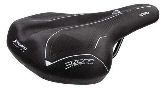 Zadel Selle Bassano Suprema 3Zone Zwart