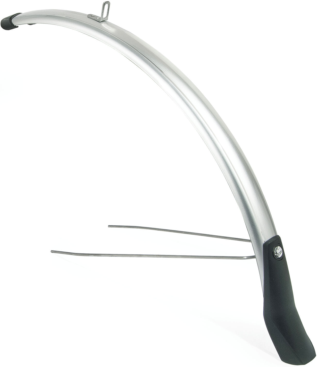 Spatbordset Eurofender Snello 28" x 46 mm - zilver