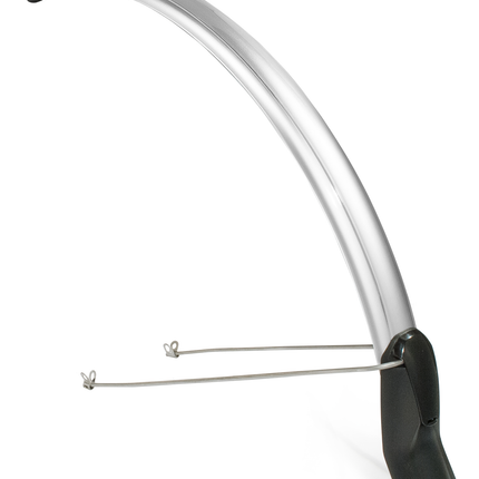 Voorspatbord Eurofender Snello 28" x 46 mm - smoke / titanium