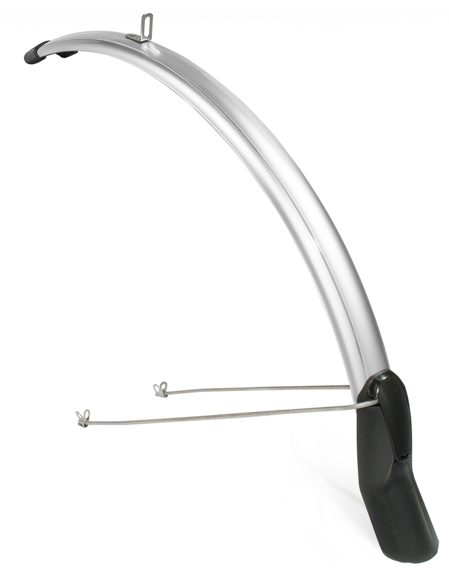 Voorspatbord Eurofender Snello 28" x 46 mm - smoke / titanium