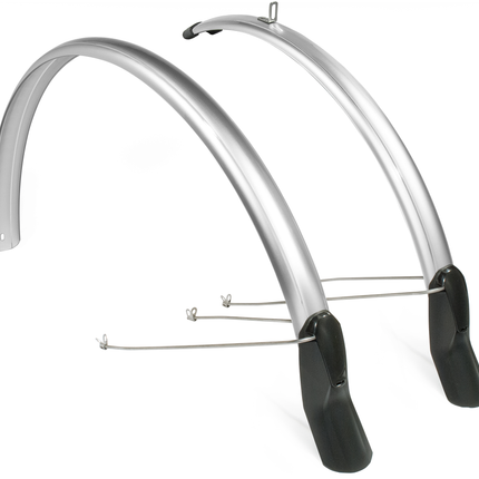 Spatbordset Eurofender Scatto 28" x 51 mm - smoke / titanium
