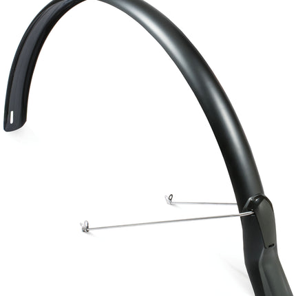Achterspatbord Eurofender Scatto 28" x 51 mm - mat zwart