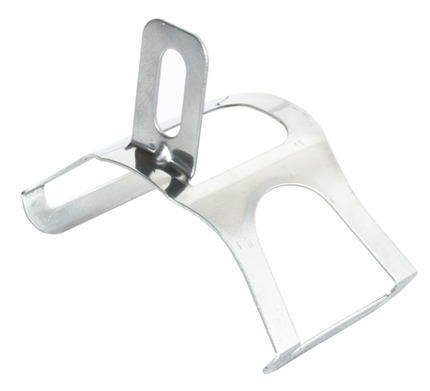 Clip de fixation garde-boue métallique 46 mm (5 pièces)