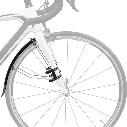 Spatbordset M-Wave Mud Max Race QR 33 EXT - zwart