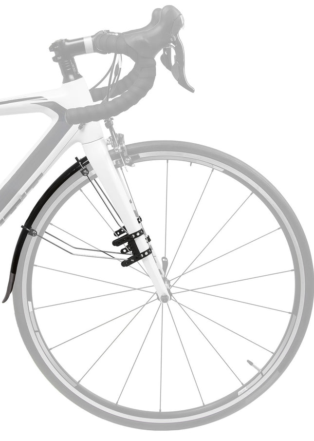 Spatbordset M-Wave Mud Max Race QR 33 EXT - zwart
