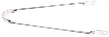 Spatbordstang 28 inch - zilver