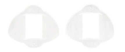 Demping Rubber SKS Transparant set van 2 Spatbord Zwart