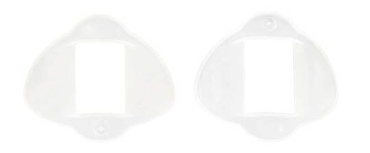 Demping Rubber SKS Transparant set van 2 Spatbord Zwart