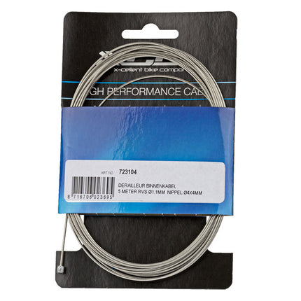 Versnellingskabel XLC Kabel Binnen 4x4 5.00 Zilver