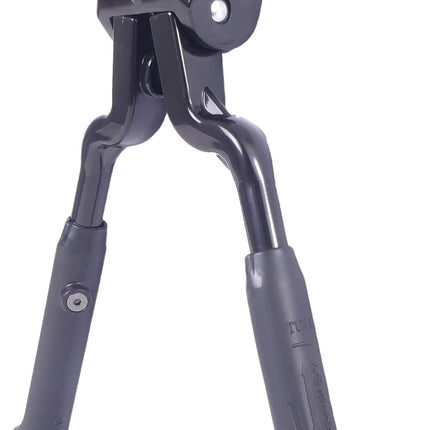 Middenstandaard 24/28" 2-poot aluminium - zwart
