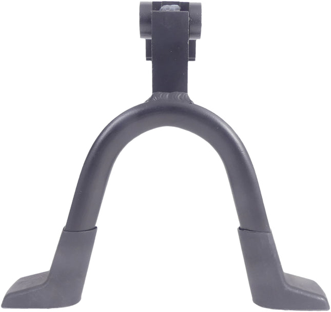 Middenstandaard 28" Edge Double 2-poot 30cm aluminium - zwart
