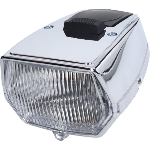 koplamp DMP + schakelaar vierkant chroom puch maxi, puch