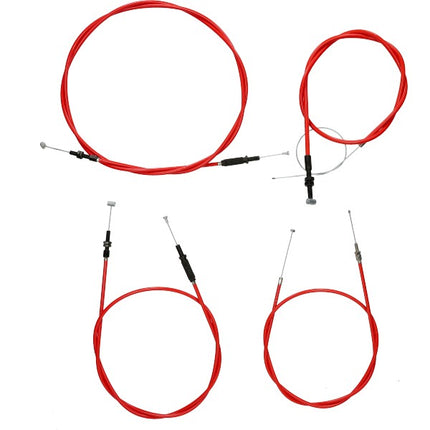 cable set DMP 4-piece red Puch Maxi