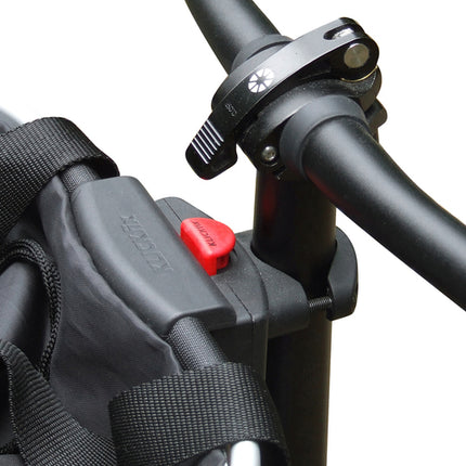 Stuuradapter KLICKfix Caddy Stuur 22-36MM Zwart