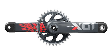 Crankstel Sram X01 Eagle 12V 175 32 Zwart Rood