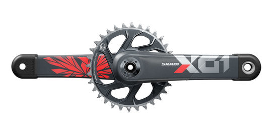 Crankstel Sram X01 Eagle 12V 175 32 Zwart Rood