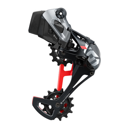Achterderailleur Sram X01 Eagle AXS 12V 52T Zwart Rood