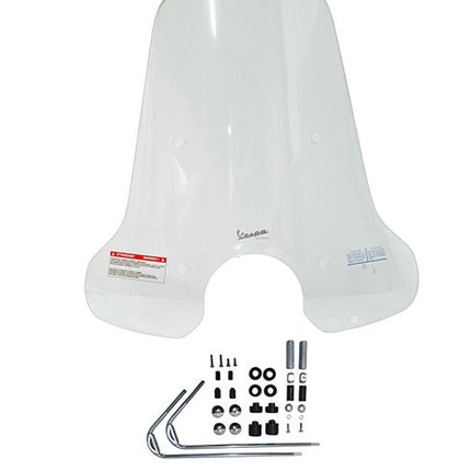 windscherm Piaggio origineel met bevestigingsset hoog 2019-2022 helder gts 125cc, gts 250cc, gts 300 1b006338