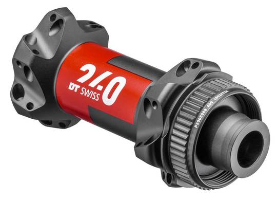 Voornaaf DT Swiss 240 Straightpull Race 24G 100-12 Zwart