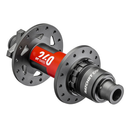 Achternaaf DT Swiss 240 28G 142/12 Zwart