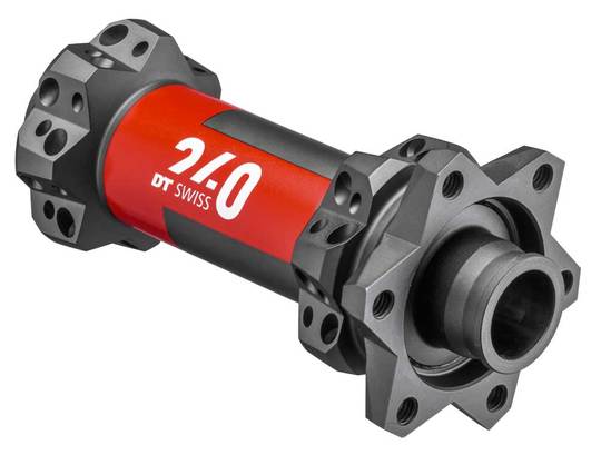 Voornaaf DT Swiss 240 Straightpull 28G 100-15 Zwart