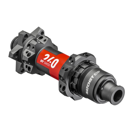 Achternaaf DT Swiss 240 Straightpull 28G 142/12 Zwart