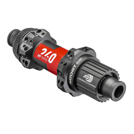 Achternaaf DT Swiss 240 Straightpull 28G 148/12 SH12 Zwart