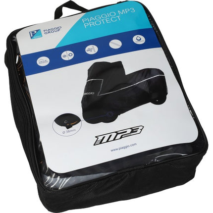 Protective cover Piaggio original Euro 5 with logo MP3 530 HPE, MP3-400cc 607837m