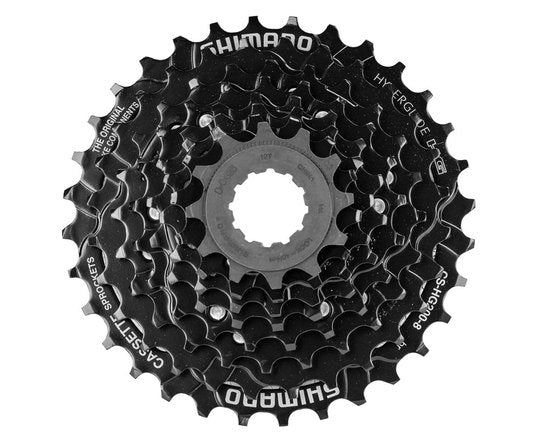 Cassette Shimano HG200 TX 8V 12-32 Zwart