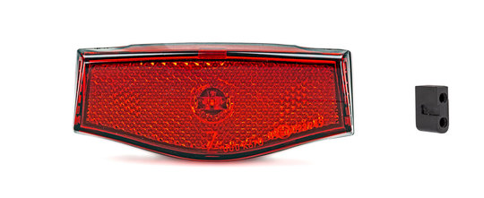 Fiets achterlicht Spanninga Plateo XE Span 6-36V 50MM Zwart