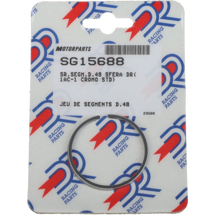 Piston ring set DR 72cc 48mm Piaggio, Sfera, Typhoon