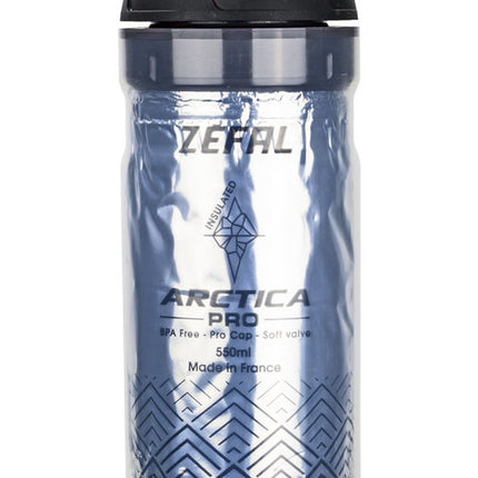 Bidon Zefal Arctica Pro 55 550ML Zilver Zwart
