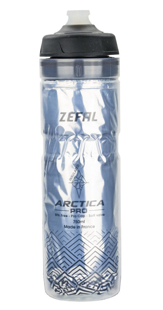Bidon Zefal Arctica Pro 75 750ML Zilver Zwart