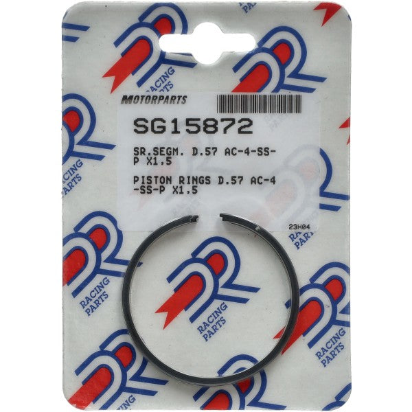 zuigerveerset dr 4t 125cc 57mm piaggio, vespa