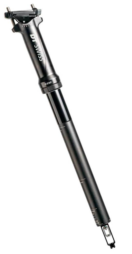 Zadelpen DT Swiss D232 27.2X400 Dropper 60 Zwart
