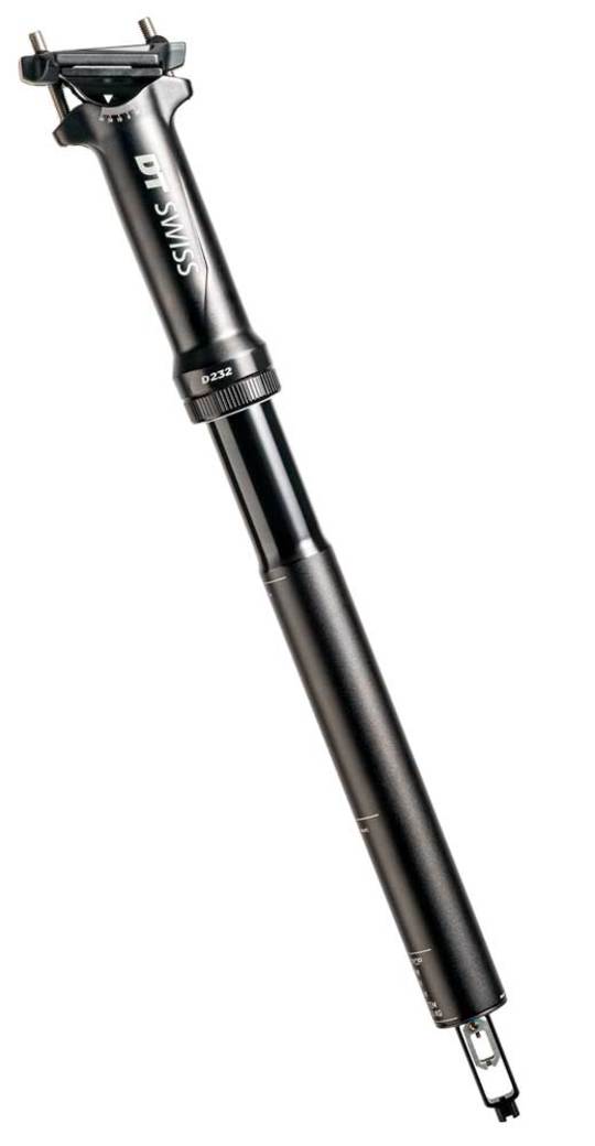Zadelpen DT Swiss D232 30.9X400 Dropper 60 Zwart
