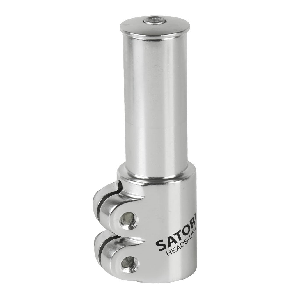 Stuurpenverlenger Satori 1-1/8" - zilver